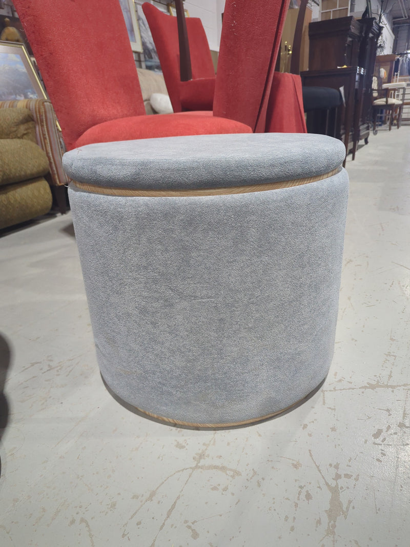 Modern Round Storage Ottoman with Lid