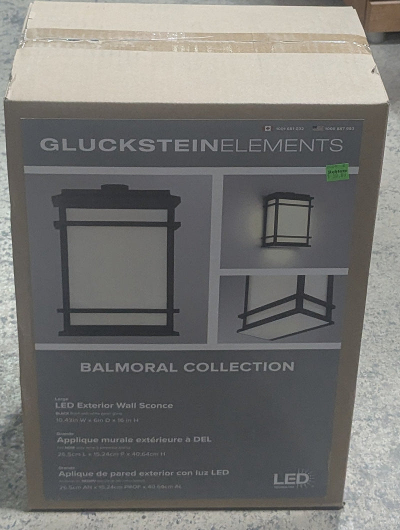 GlucksteinElements Balmoral Collection LED Outdoor Wall Sconce