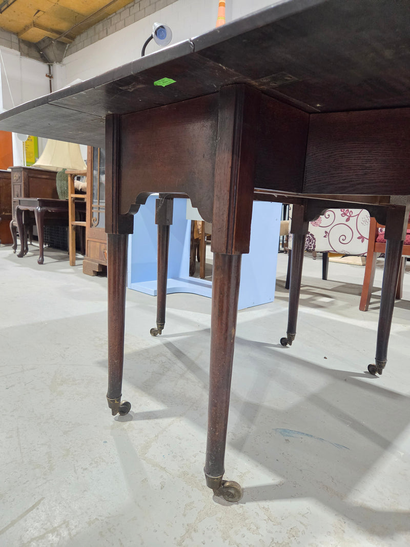 Antique Drop-Leaf Dining Table