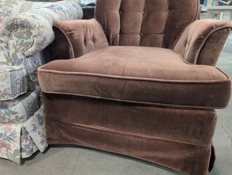 Brown Spinning Armchair