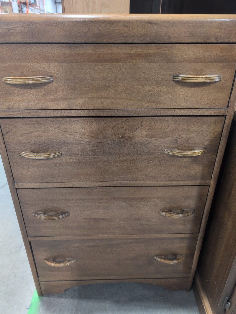 Waterfall Style Wood Dresser