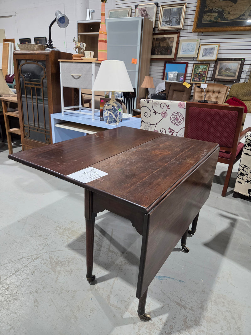 Antique Drop-Leaf Dining Table