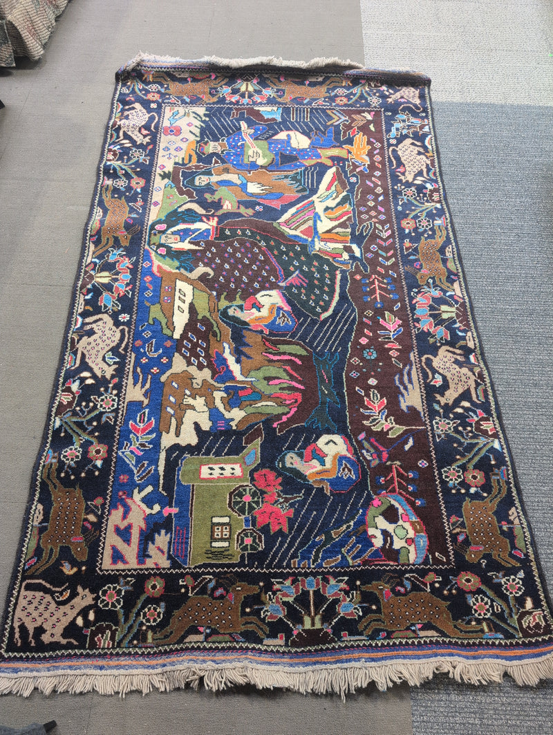 Pictorial Folk Rug