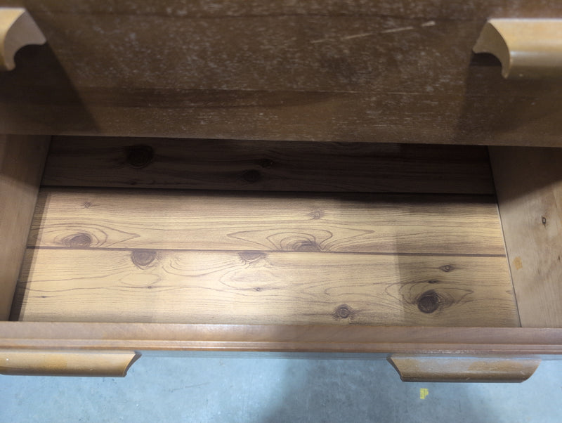 4 Drawer MCM Waterfall Dresser