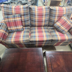 Multi-Colored Mid Century Sofa Bed