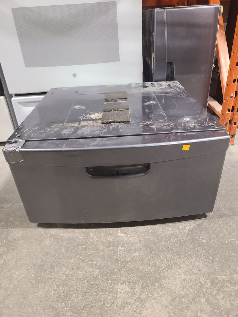 Universal Laundry Appliance Storage Pedestal with Drawer