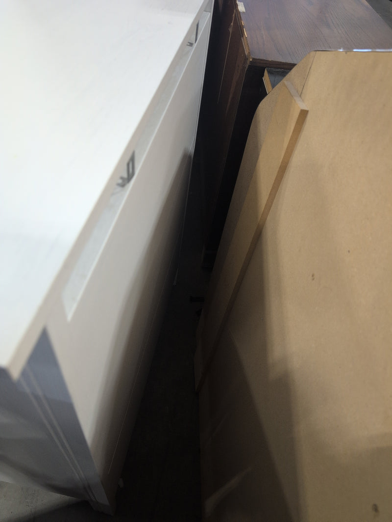 White Veneered 3 Drawer Dresser