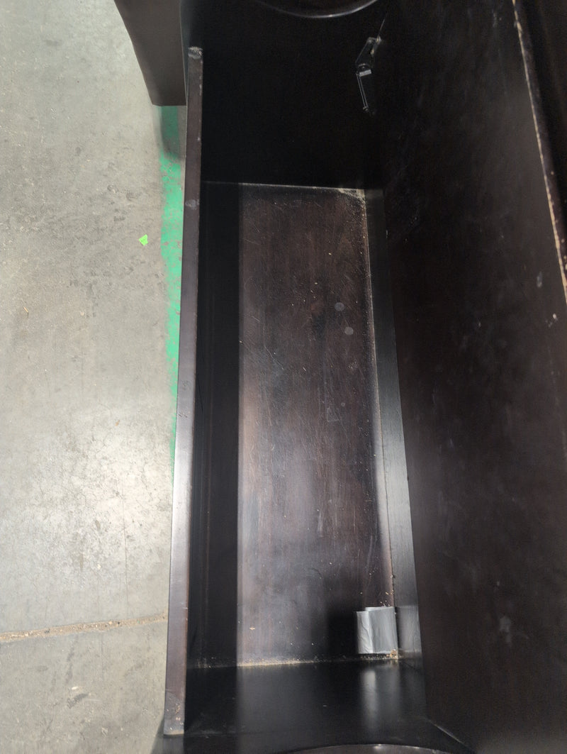 Black Storage Bench