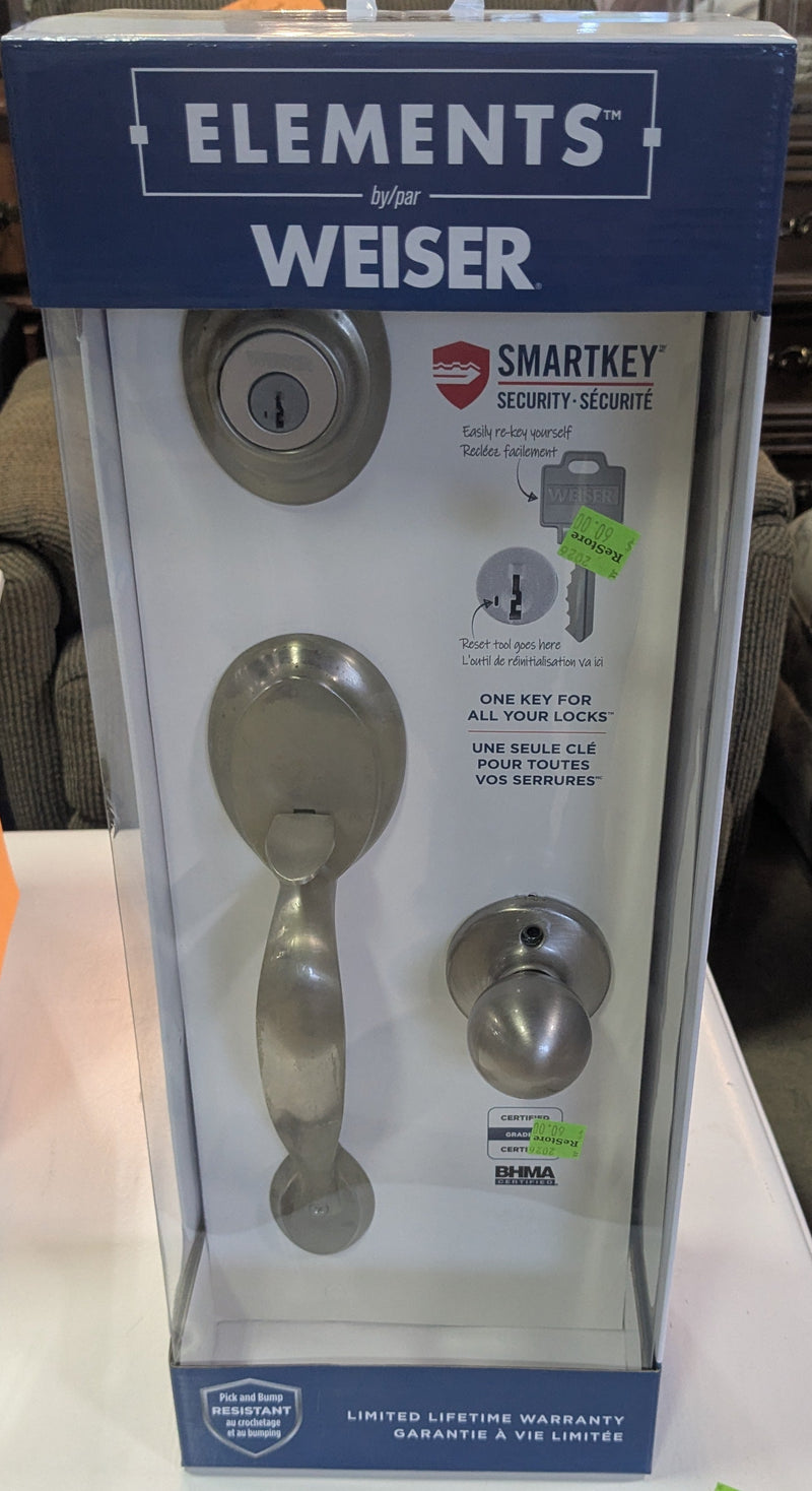 WEISER Elements Deadbolt, Door Knob, and Handle