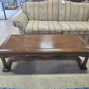 Solid Oak Wood Coffe Table