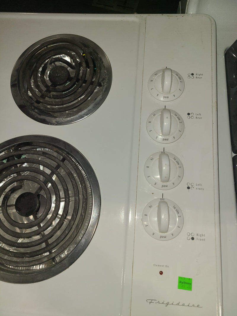 Excellent Condition Frigidaire 30-Inch Electric Cooktop in White