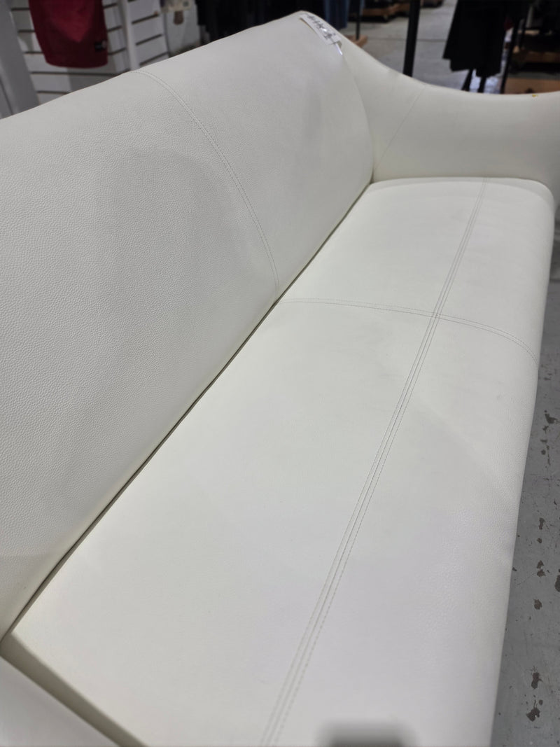 White Leather Couch