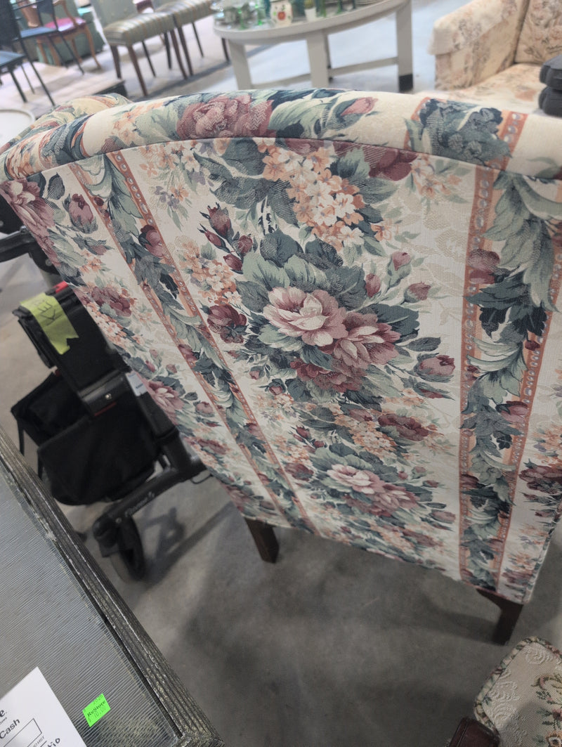 Traditional Floral Armchair