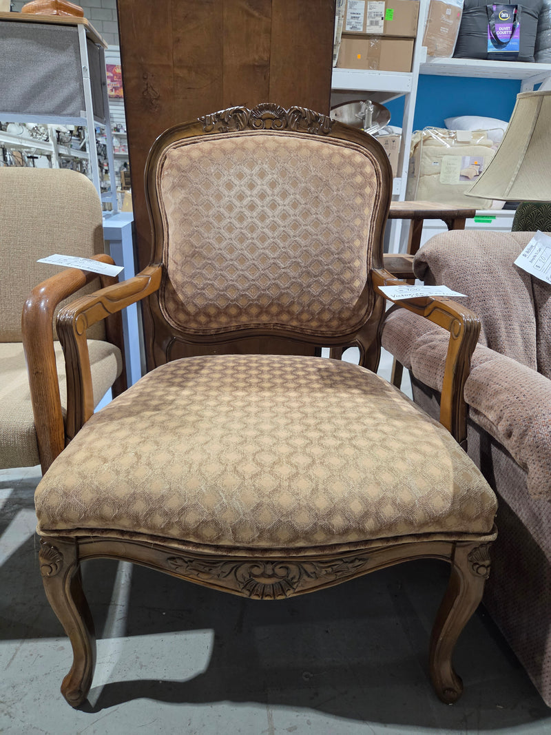 Antique French Provincial Accent Armchair