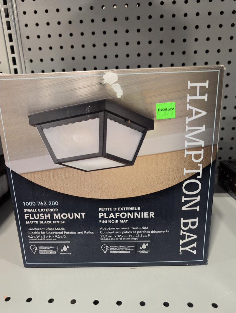 Hampton Bay Small Exterior Flush Mount