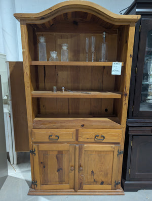 Rustic Solid Pine Hutch
