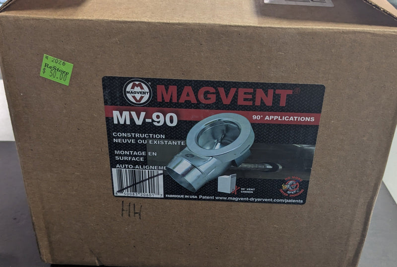 MagVent MV-90 Magnetically Aligned Dryer Vent Coupling