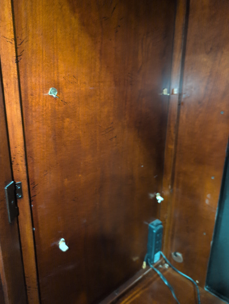 Thomasville Mahogany Veneer TV Armoire