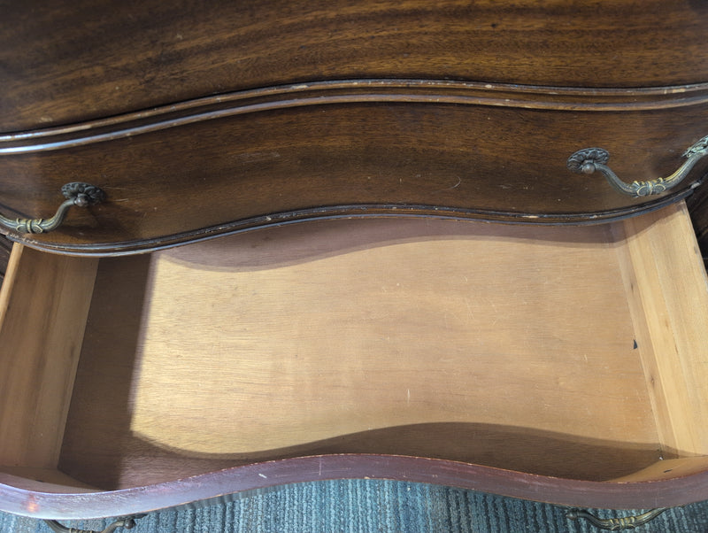 Curved Wooden Sideboard