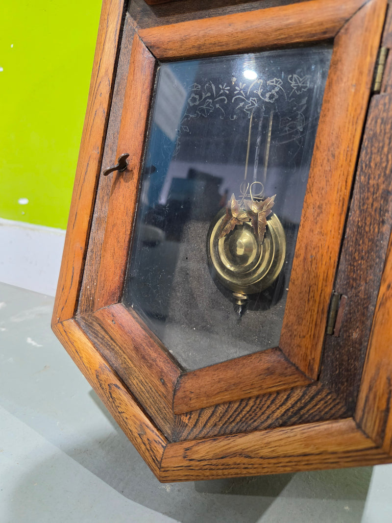 Vintage Schoolhouse Style Regulator Wall Clock