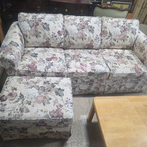 Traditional Floral Couch