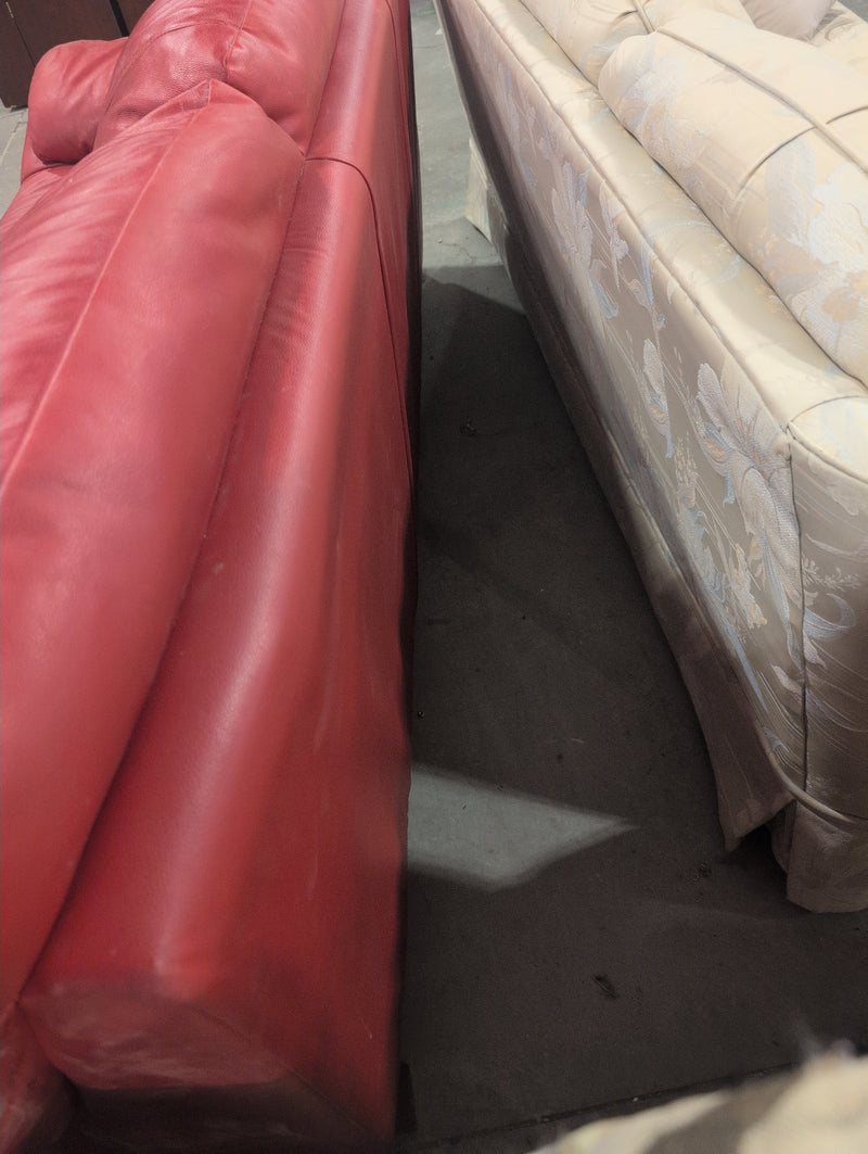 Apple Red 3-Seater Couch