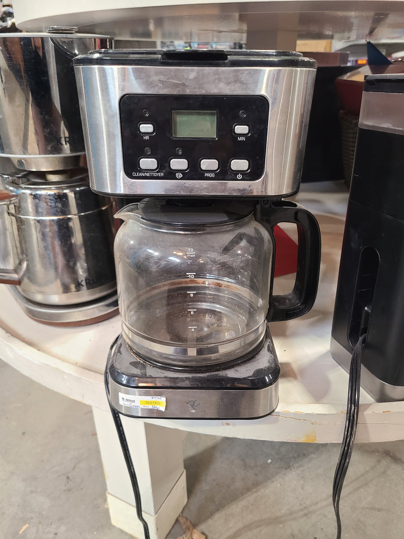 President's Choice 12-Cup Programmable Coffee Maker in Black