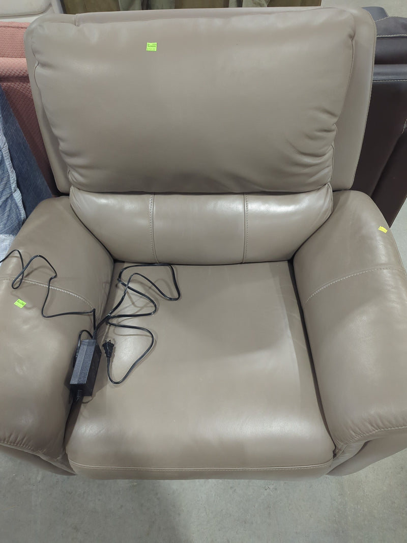 Power Reclining Leather Chair