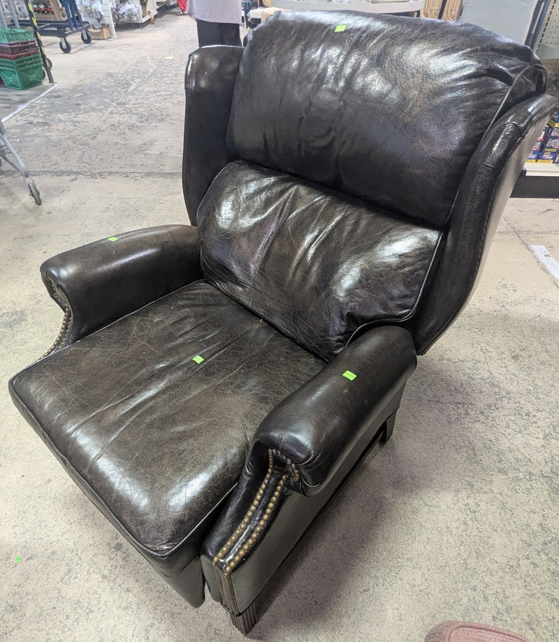 Brown Leather Recliner Chair