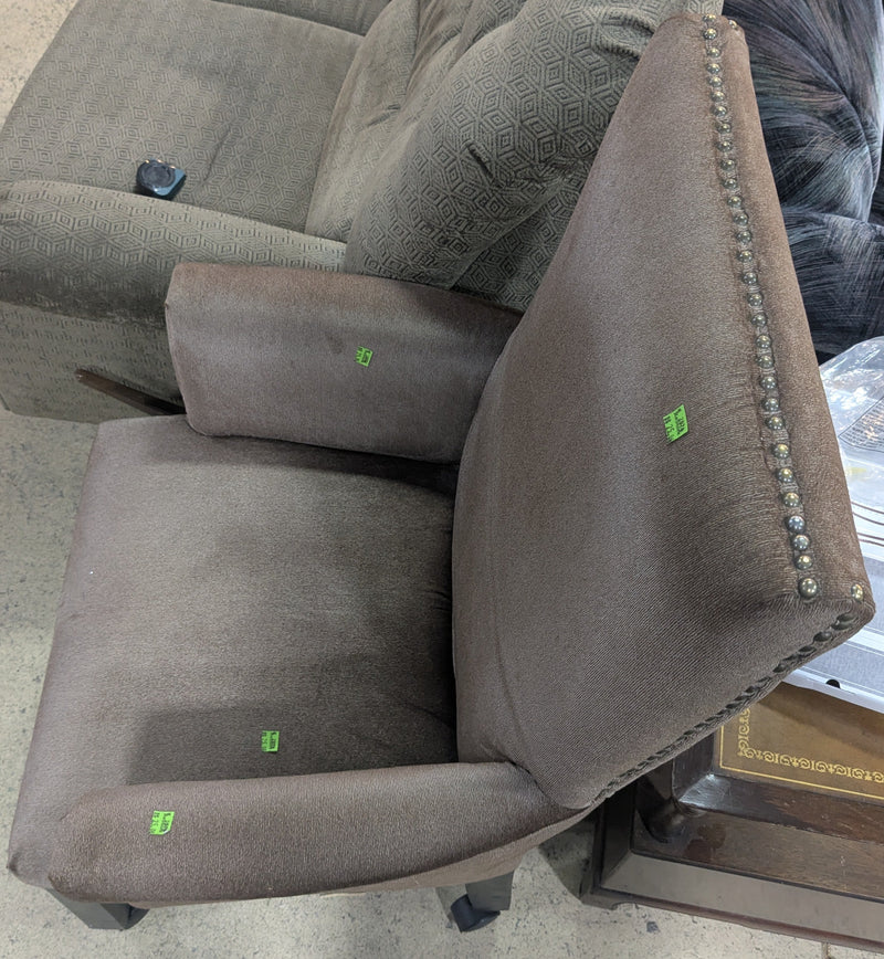 Brown Rolling Armchair