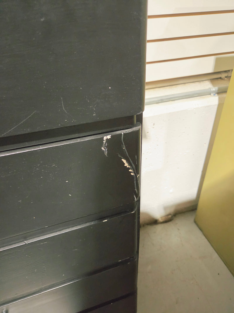 Black Tallboy Dresser