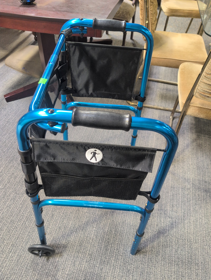 Hugo Blue Folding Walker