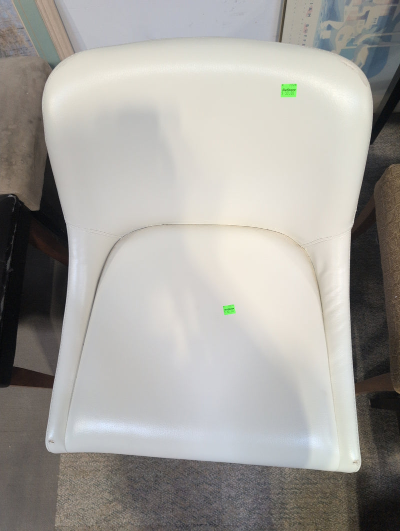 White Swivel Chair