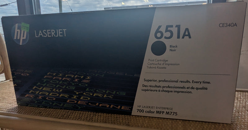 HP 651A Black Original LaserJet Toner Cartridge