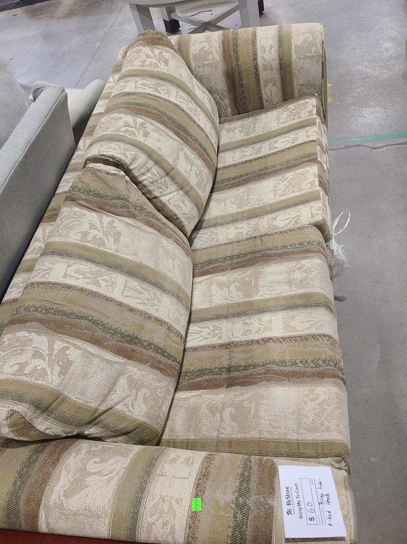 Beige Hide-a-Bed Couch