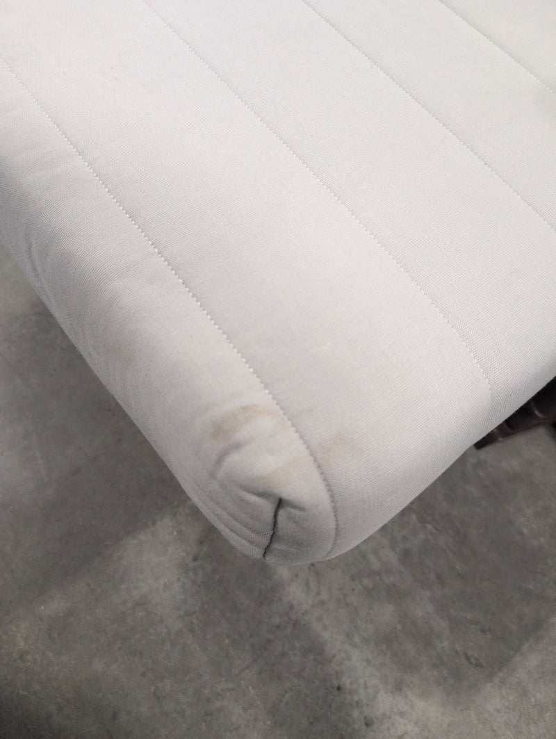 Futon Bed with Metal Base and Wooden Slats