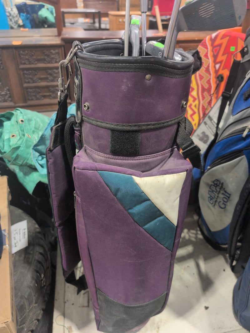 Rampion Purple Golf Bag