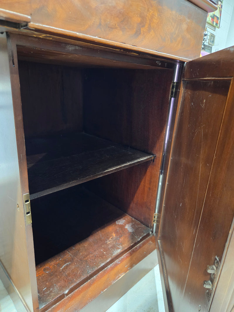 Antique Victorian Pedestal Sideboard