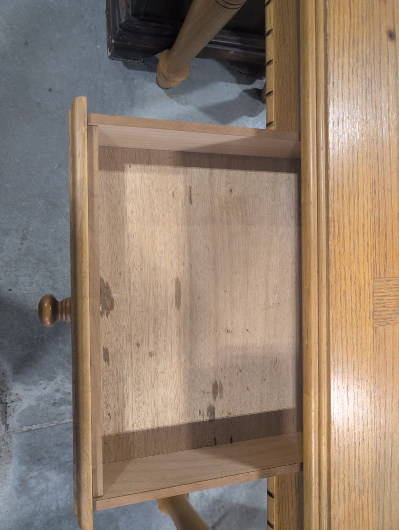 Light Brown Console Table with Drawer