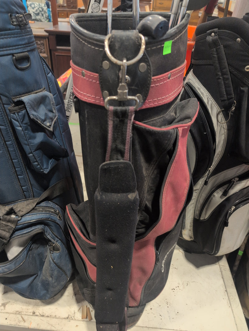 Golfmate Black and Red Golf Bag