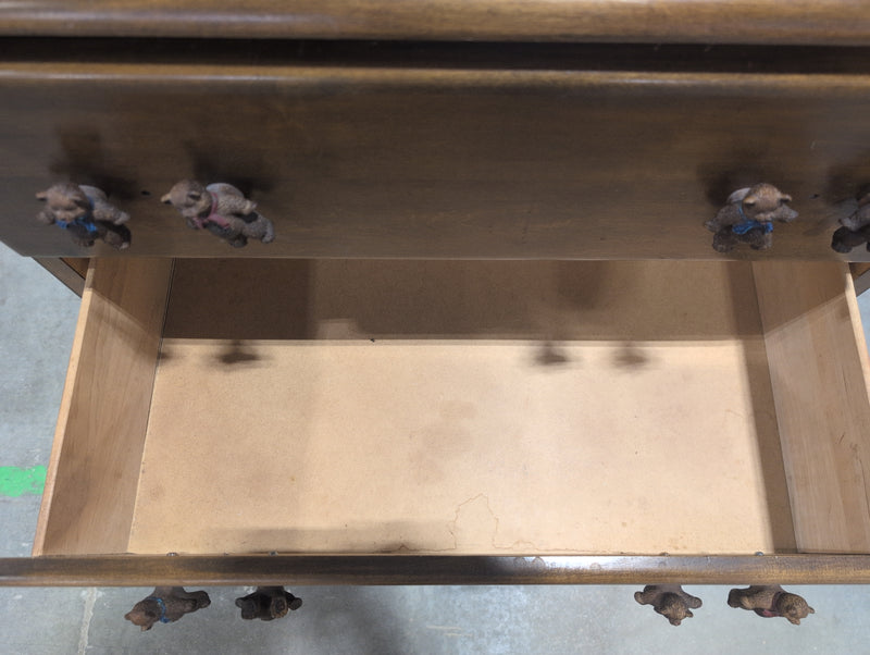 Warm Brown MCM 4 Drawer Dresser