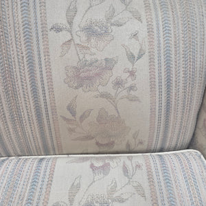 Vintage Floral and Stripe Sofa