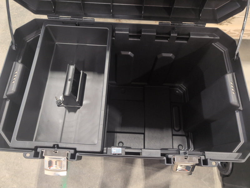 Stanley Giant Black Lockable Toolbox with Wheels and Handle