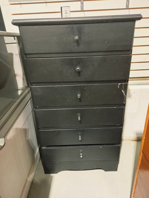 Black Tallboy Dresser
