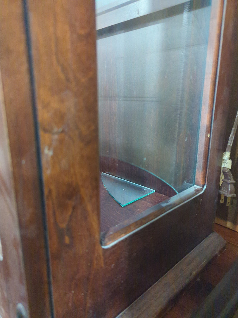Reddish Brown Buffet and Hutch