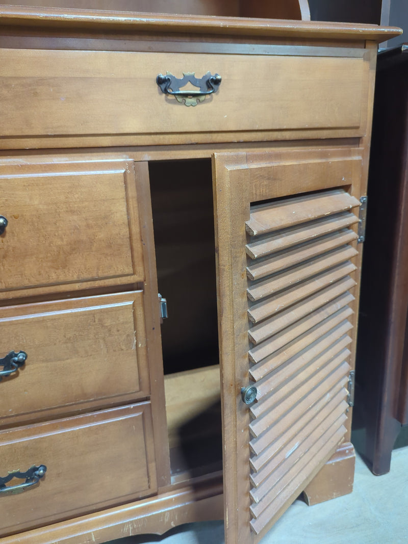 Solid Teak Wood Hutch