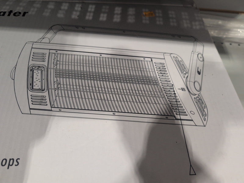 1500W Quartz Heater with Light