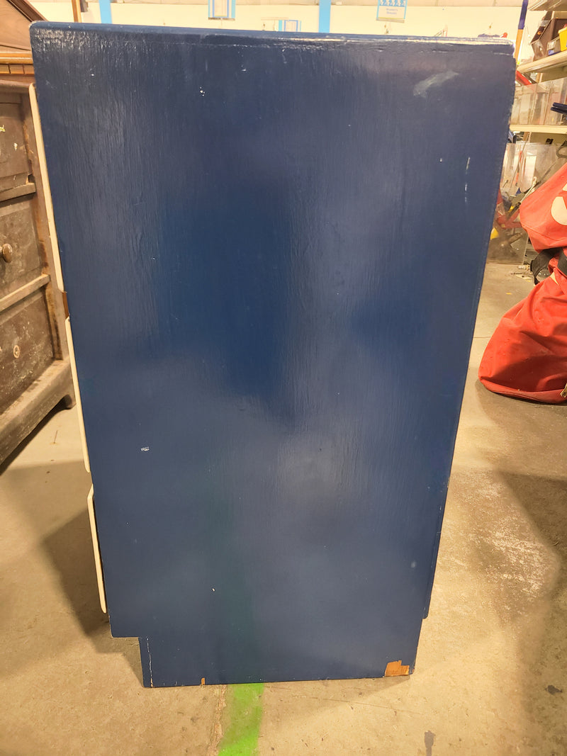 Charming Blue and White Small Wooden Dresser