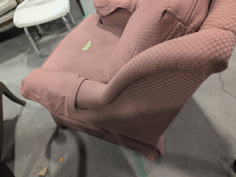 Pink Patterned Armchair