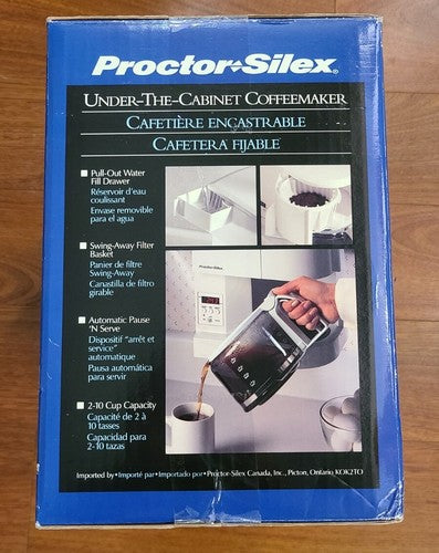 Proctor Silex C44407 "Under the Counter" Coffee Maker